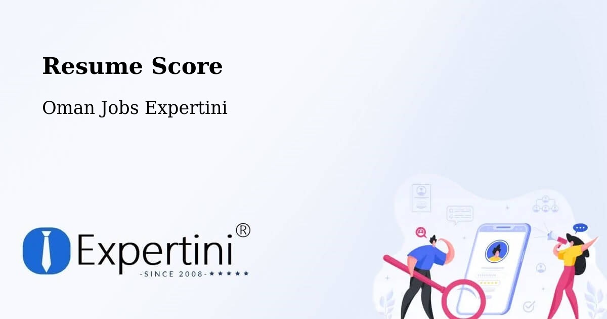 Resume Score & Job Description Match Tool – ‘Ibrī - Oman Jobs Expertini